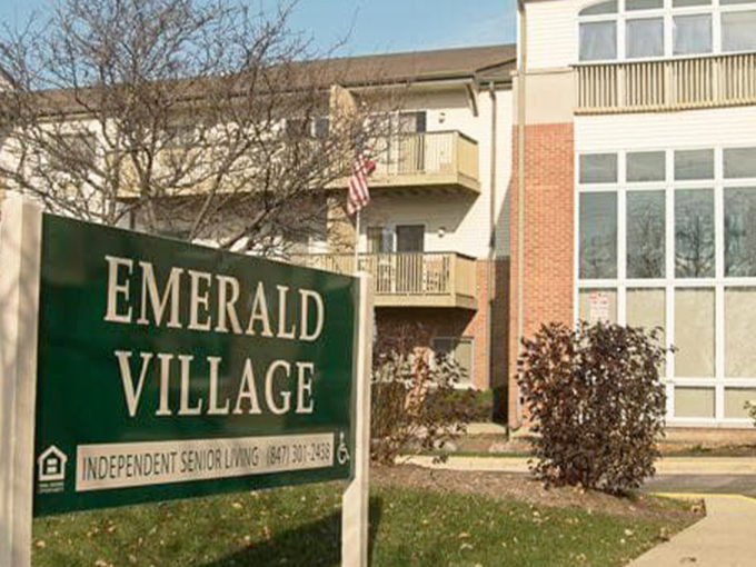Emerald Village Entrance Sign